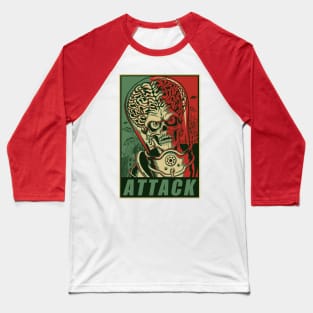 Attack! Green & Red Baseball T-Shirt